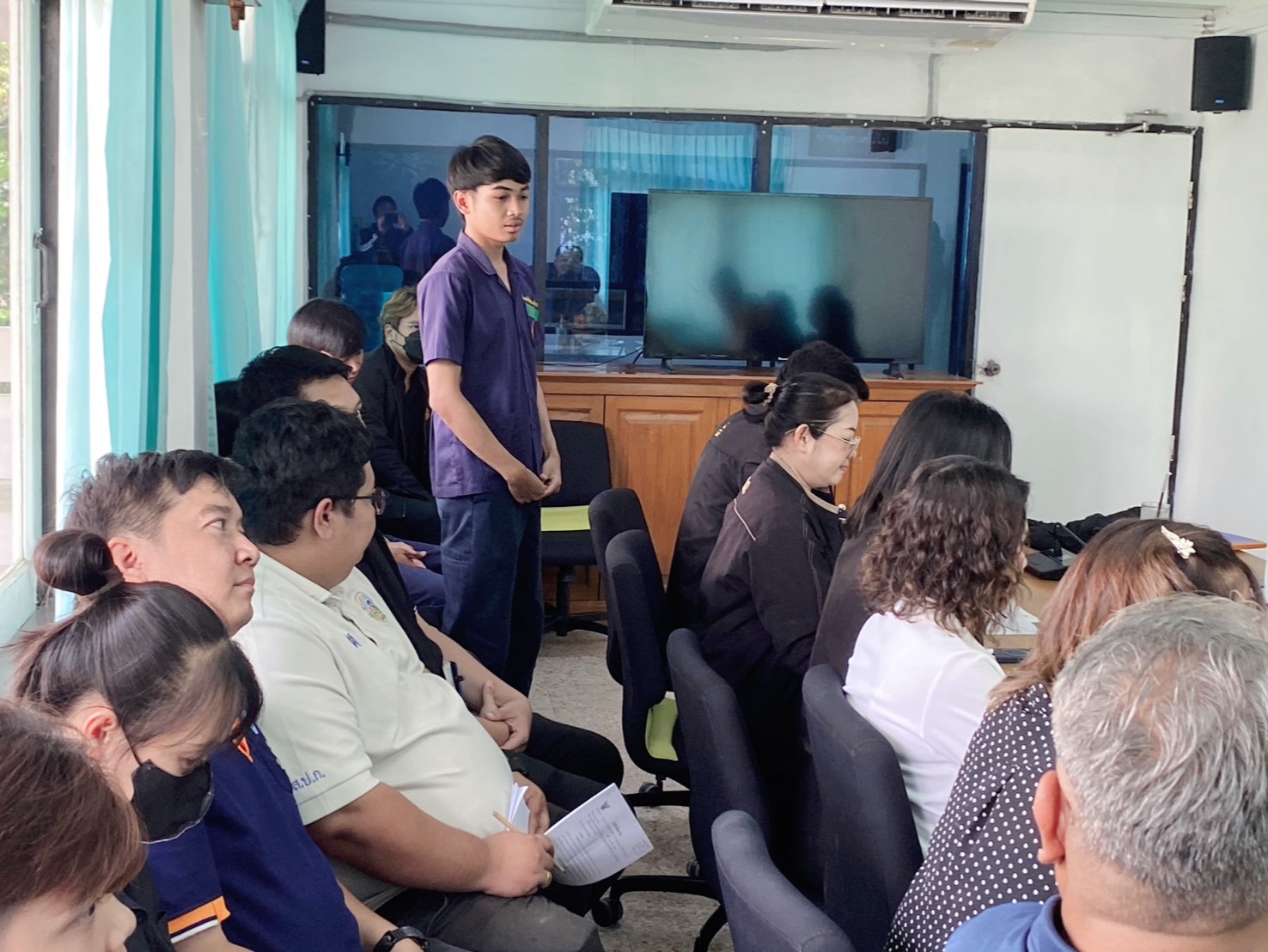 title - รองเลขาธิการ ส.ป.ก. ลงพื้นที่ประชุมเตรียมความพร้อมการตรวจราชการของรัฐมนตรีช่วยว่าการกระทรวงเกษตรและสหกรณ์ (นางสาวปิยะรัฐชย์ ติยะไพรัช) และการจัดงานพิธีมอบโฉนดเพื่อการเกษตร ณ ส.ป.ก.สุโขทัย